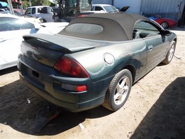 2001 MITSUBISHI ECLIPSE GS CONVERTIBLE GREEN 2.4 MT 203968